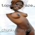 Chunky naked woman