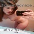 Naked girls doing strange